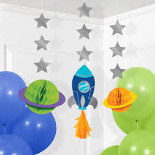 SPACE PARTY HANGING DECOR