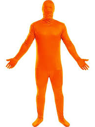 ADULT BODYSUIT ORANGE