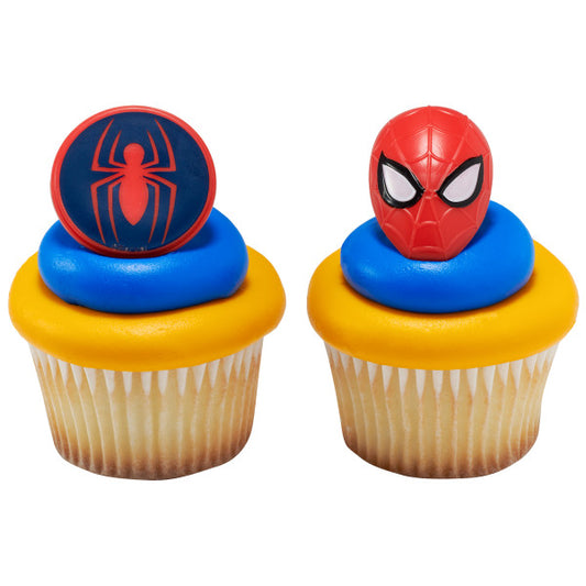 SPIDERMAN SPIDER AND MASK RINGS