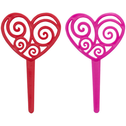 SCROLL HEART DECOPICS
