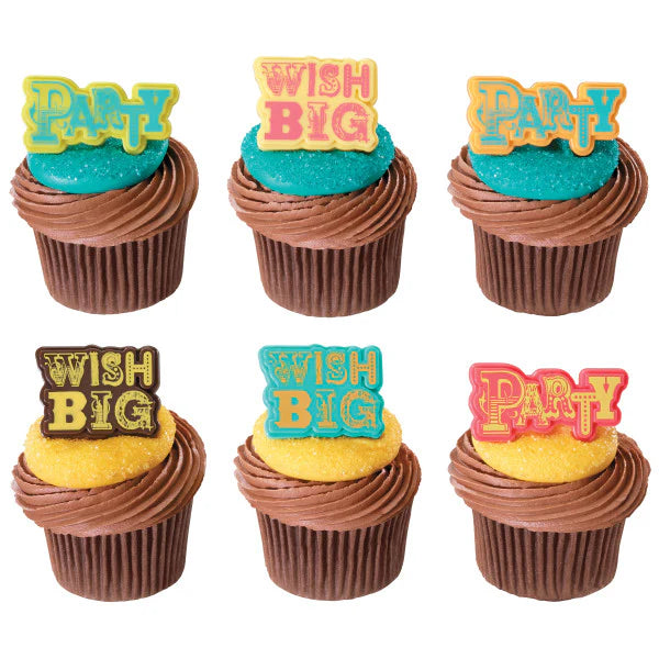 PARTY & WISH BIG CUPCAKE RINGS