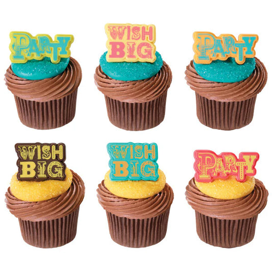 PARTY & WISH BIG CUPCAKE RINGS