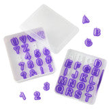 ALPHABET/NUMBER CUT-OUT SET