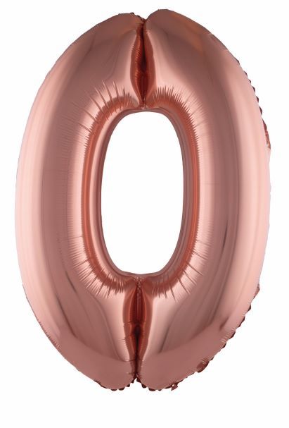 ROSE #0 40" MYLAR-PKG