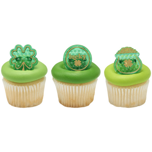 3'S A CHARM ASST CUPCAKE RINGS