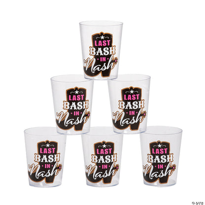 NASH BASH PL SHOT GLASSES 24CT