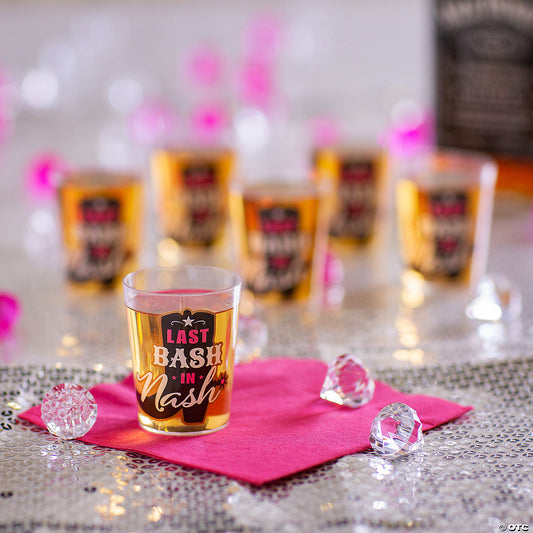 NASH BASH PL SHOT GLASSES 24CT