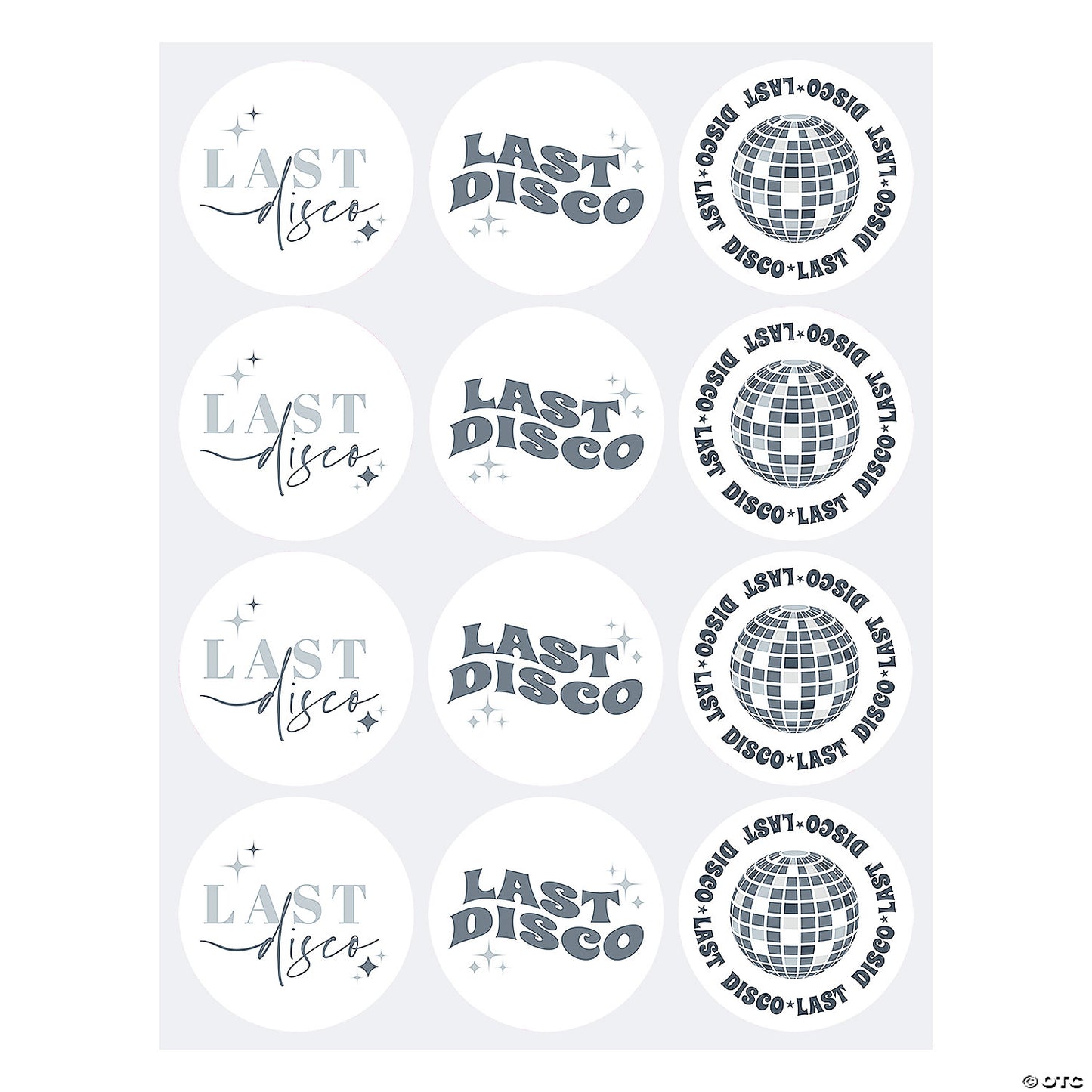 LAST DISCO FAVOR STICKERS