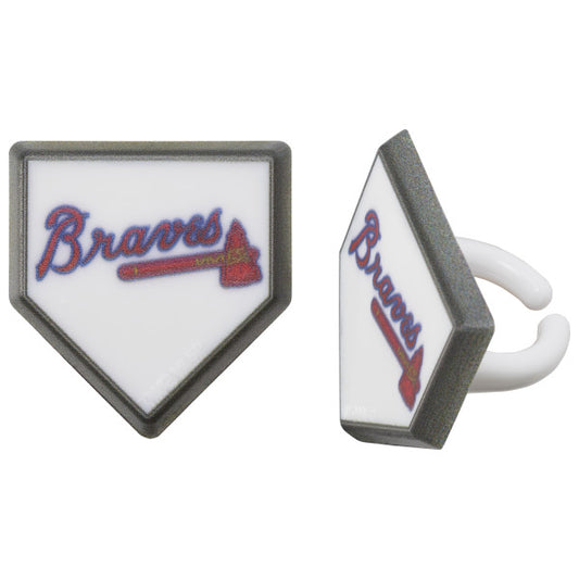MLB ATL BRAVES CUPCAKE RINGS