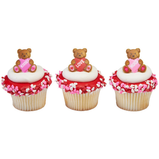 VALENTINE BEARS CUPCAKE RINGS