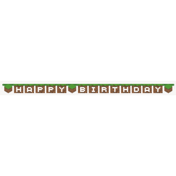 MINECRAFT LARGE JOINTED BANNER
