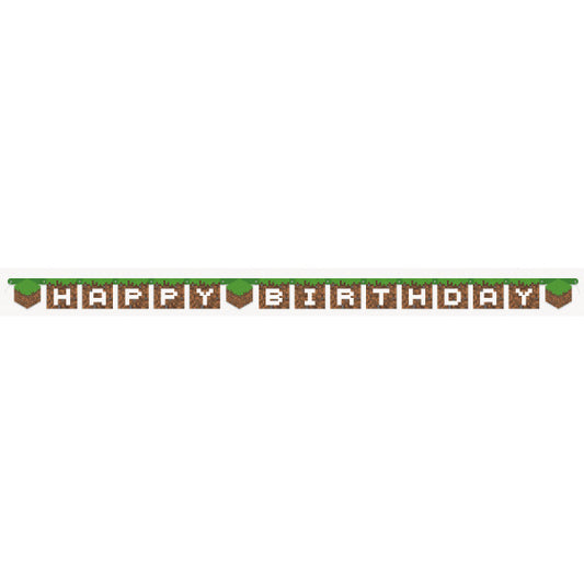 MINECRAFT LARGE JOINTED BANNER