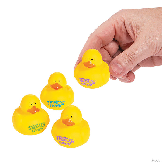 JESUS LIVES RUBBER DUCKS