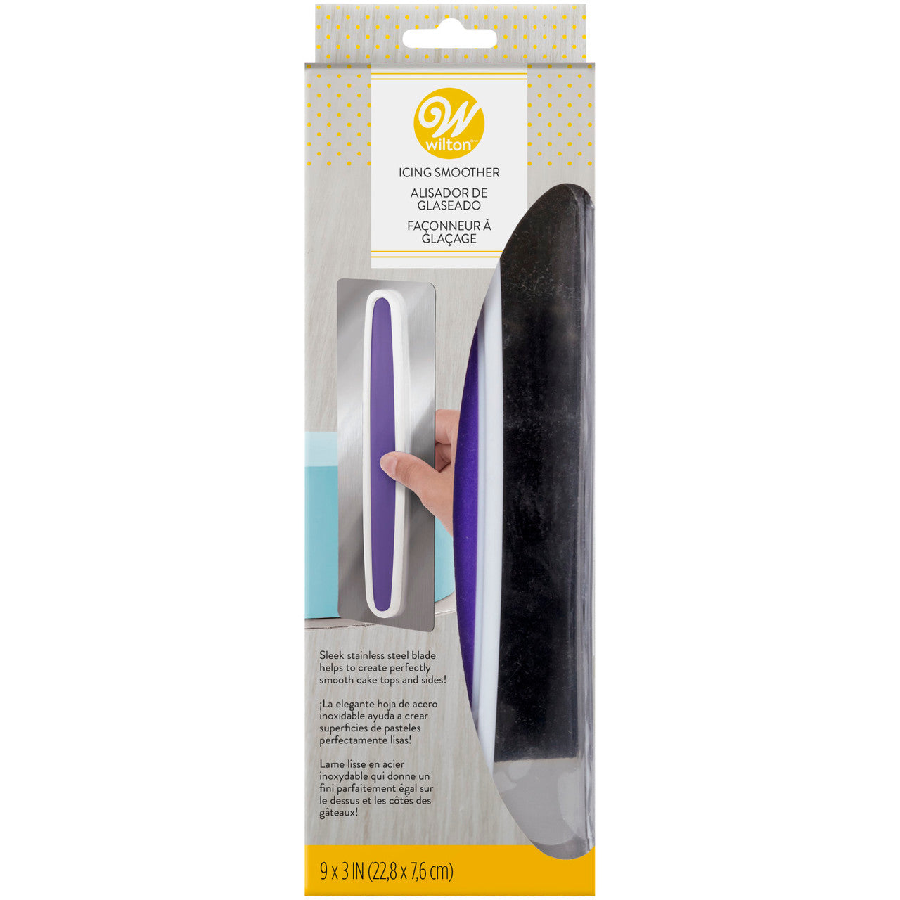 CAKE ICING SMOOTHER 9" X 3"