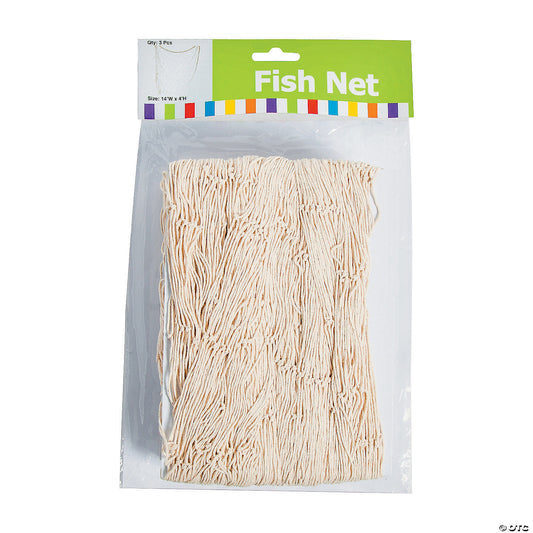 NATURAL COTTON FISH NET 3CT