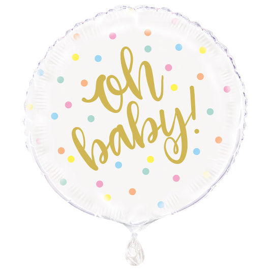 OH BABY 18" MYLAR