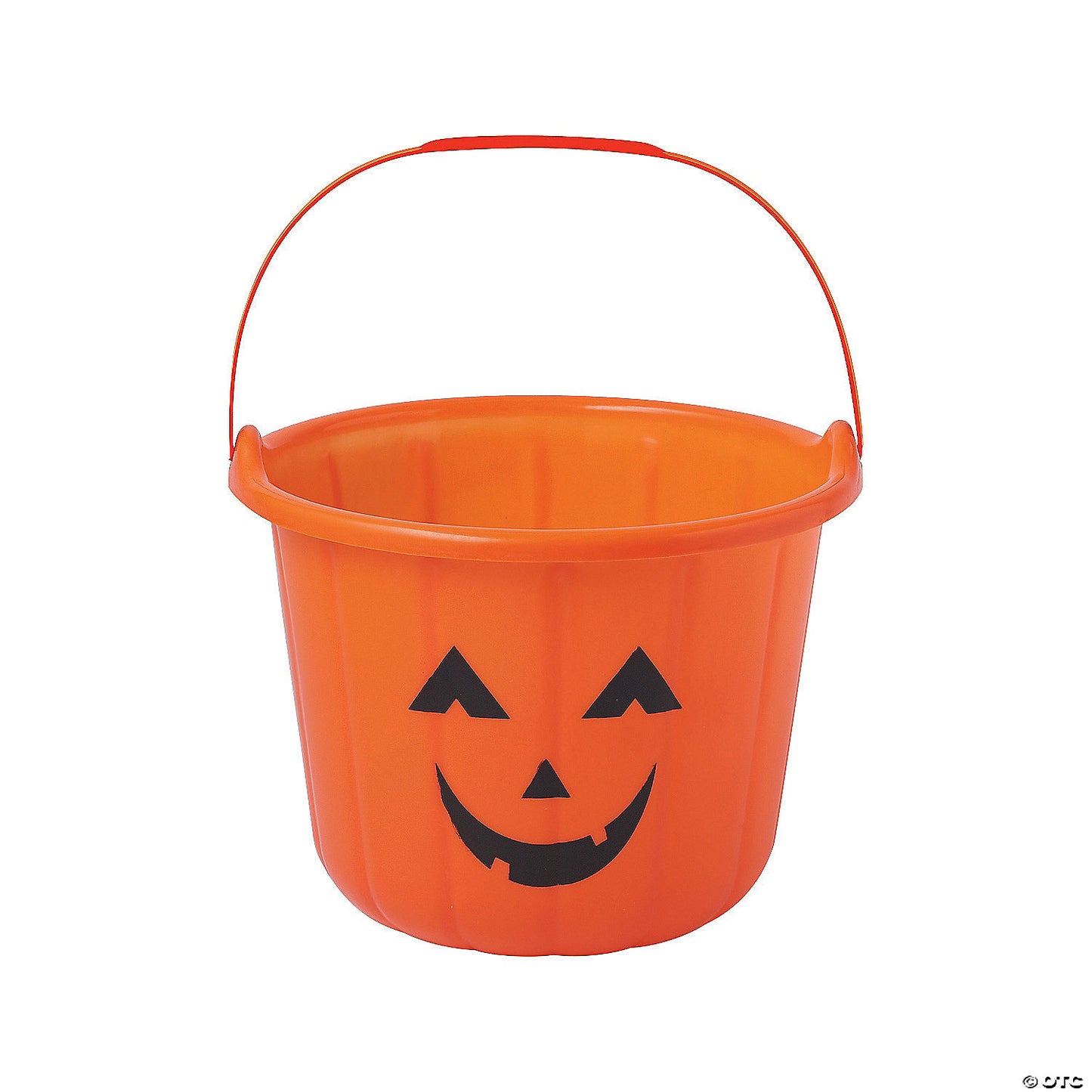 ORANGE PUMPKIN TRICK OR TREAT BUCKETS