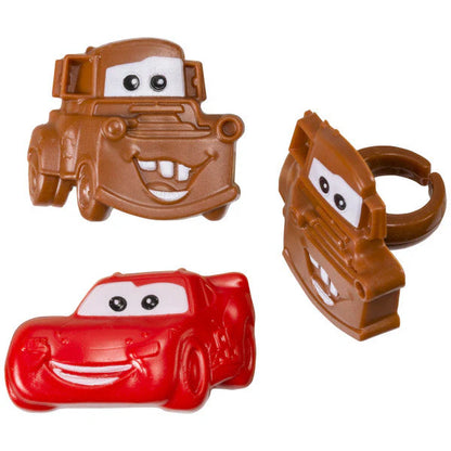 DISNEY CARS CUPCAKE RINGS 12CT