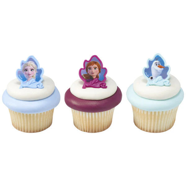 FROZEN 2 CUPCAKE RINGS 12CT