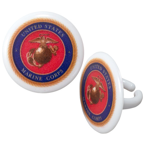 US MARINE CORPS RINGS 12 CT