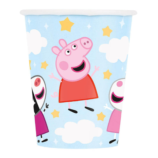 PEPPA PIG 9OZ PPR CUPS 8CT