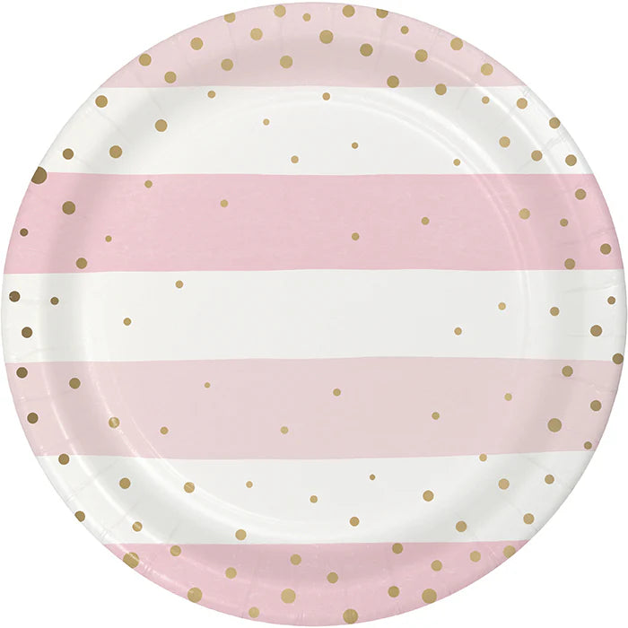 PINK GOLD CELEB 7" PLATES