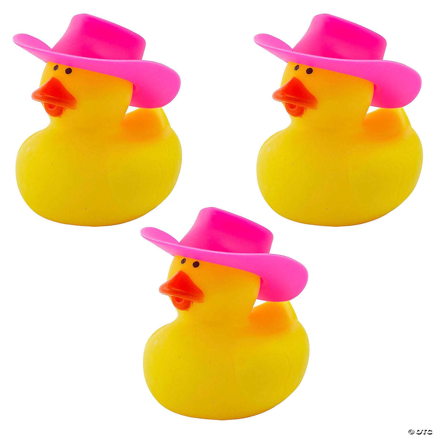 PINK COWBOY HAT RUBBER  DUCKS