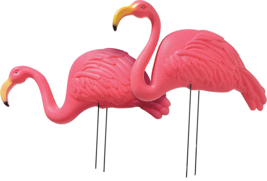 FLAMINGO YARD STAKES 2CT