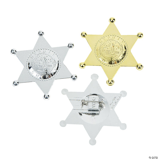 PLASTIC DEPUTY SHERIFF'S BADGE
