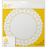LACY FLORAL PAPER DOILIES 10" RND