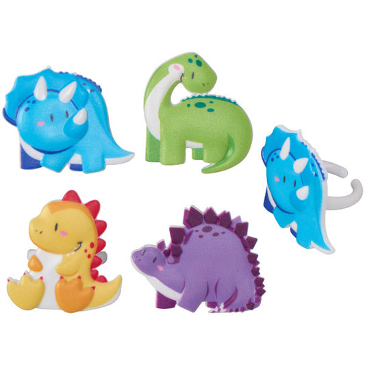 CUTSIE DINOSAUR RINGS 12CT