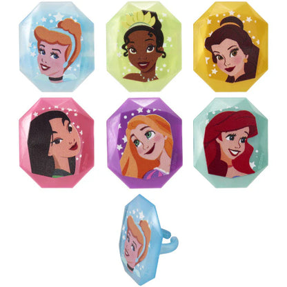 DISNEY PRINCESS CUPCAKE RINGS 12CT