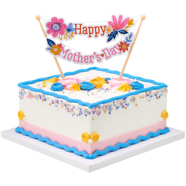HAPPY MOTHER'S DAY BANNER LAYON