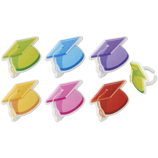 BRIGHT GRAD CAP RINGS