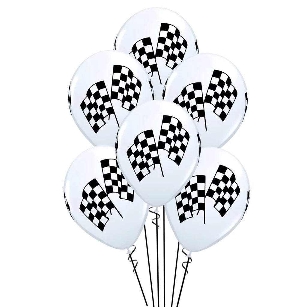 RACING FLAG LATEX 6CT