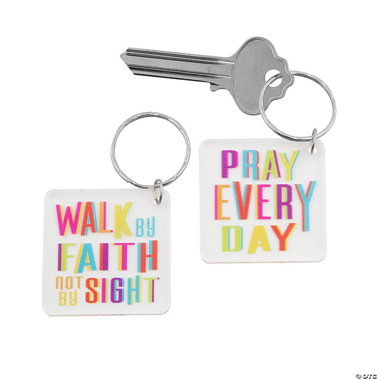 RELIGIOUS SAYINGS KEYCHAINS