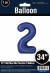 MATTE BLUE 34" MYLAR # 2