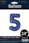 MATTE BLUE 34" MYLAR # 5