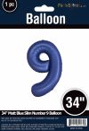 MATTE BLUE 34" MYLAR # 9