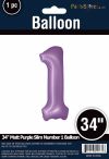 MATTE PURPLE 34" MYLAR # 1