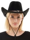 WESTERN COWBOY HAT BLACK