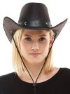 WESTERN COWBOY HAT BROWN W/ STAR RIM