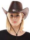 WESTERN COWBOY HAT BROWN