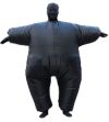 ADULT INFLATABLE BODYSUIT BLACK