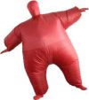 ADULT INFLATABLE BODYSUIT RED