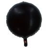 18" CIRCLE MYLAR MATTE BLACK