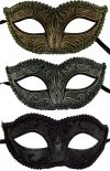 VENETIAN HALF MASK GOLD