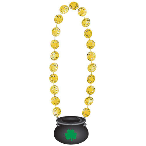 ST. PATS GOLD COIN NECKLACE