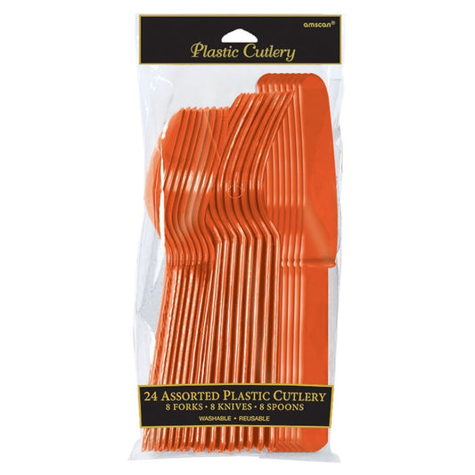 ORANGE PEEL ASST CUTLERY
