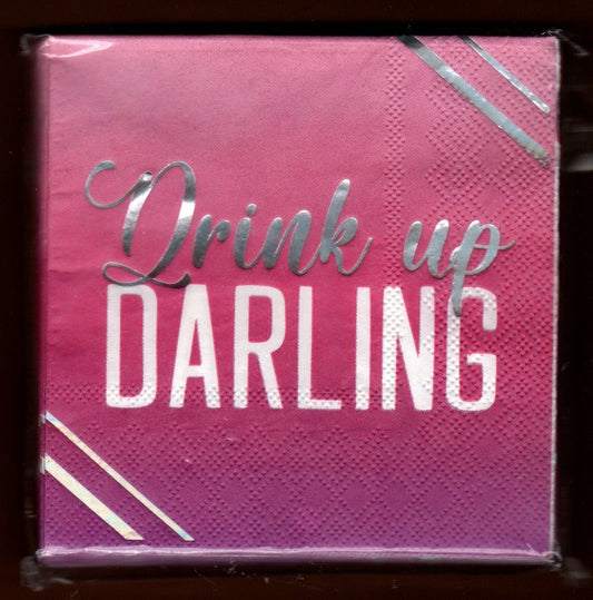 FINALLY 21 GIRL BEVERAGE NAPKIN